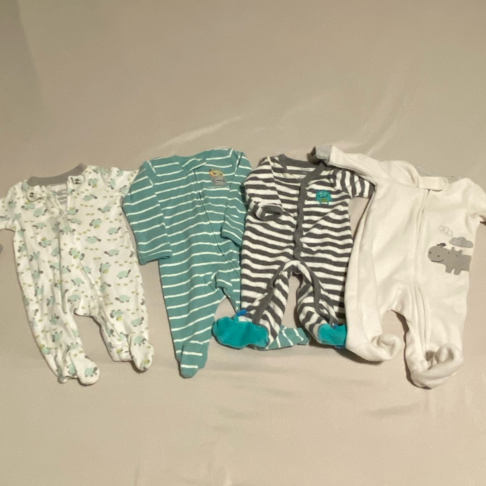 Newborn footie pajamas